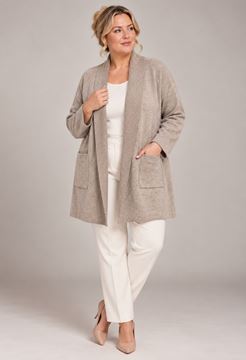 Immagine di CAHSMERE AND VISCOSE OPEN CARDIGAN